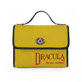Dracula by Bram Stoker Waterproof Canvas Bag | Gothic Crossbody Vampire Bat | 1897 First Edition | Dark Academia Gift