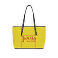 Dracula book cover Tote Bag | Bram Stoker inspired yellow design