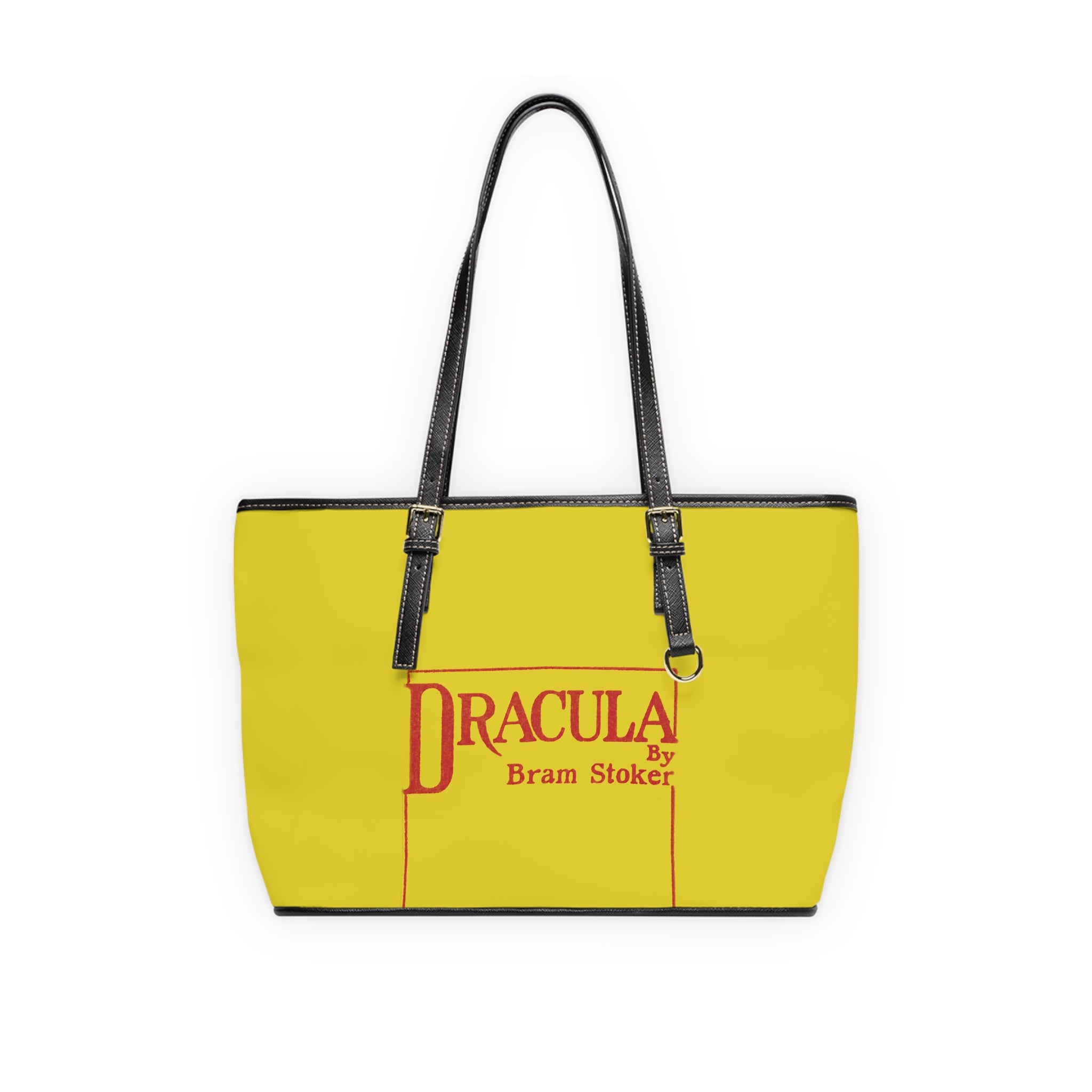 Dracula book cover Tote Bag | Bram Stoker inspired yellow design