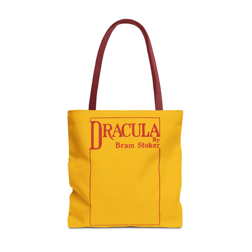 Dracula 1897 Yellow Cover Tote Bag Archibald Constable First Edition Bram Stoker Dracula Legacy